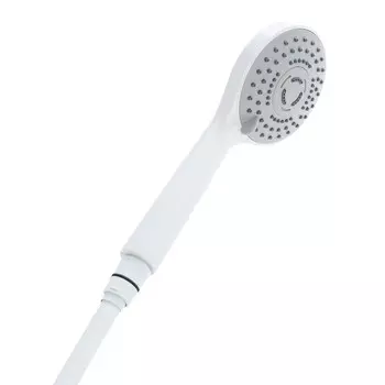 смеситель для ванны ORANGE Loop с душевым набором белый