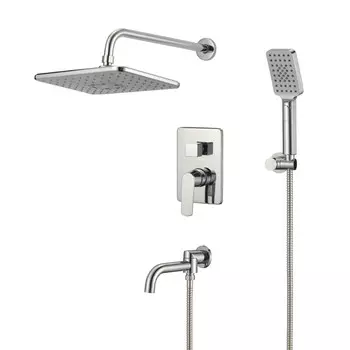 смеситель для ванны OSGARD Dalalven скрытый монтаж латунь хром