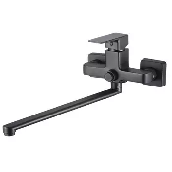 смеситель для ванны OSGARD Kalti 33см длинный латунь черный