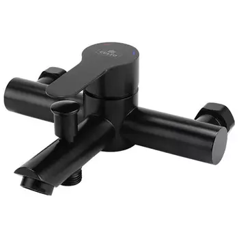 смеситель для ванны с коротким изливом CULTO FERRO BLACK BS01FRB