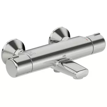 смеситель для ванны с термостатом ORAS Nova двухвентильный, с коротким изливом