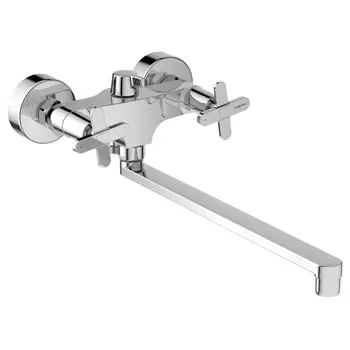 смеситель для ванны VIDIMA Art длинный излив латунь хром