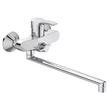 смеситель для ванны VIDIMA Meloy длинный излив хром