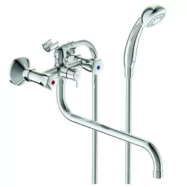 смеситель для ванны VIDIMA VidimaLife длинный излив хром