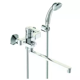 смеситель для ванны VIDIMA VidimaUno длинный излив хром