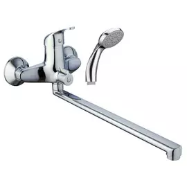 смеситель для ванны VODA Sky длинный излив хром