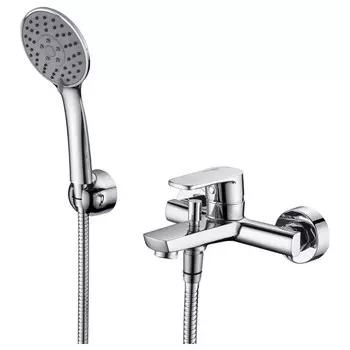 смеситель для ванны WASSER KRAFT Dill 6101 короткий излив хром