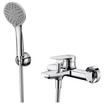 смеситель для ванны WASSER KRAFT Lopau короткий излив хром