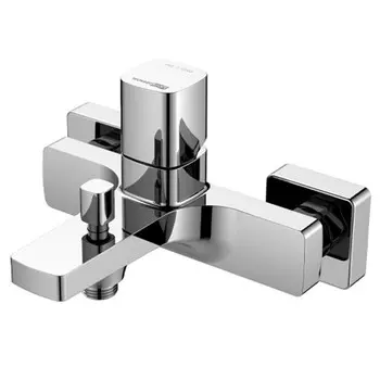 смеситель для ванны WASSER KRAFT Naab короткий излив латунь хром