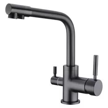 смеситель EMAP ECB - 3003 PVD Dark излив 189мм