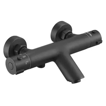 смеситель-термостат для ванны ESKO Mikros Black черный