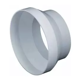 соединитель AWENTA 120/125 мм пластик белый