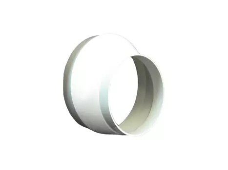 соединитель эксцентр ЭРА 125/160мм пластик белый