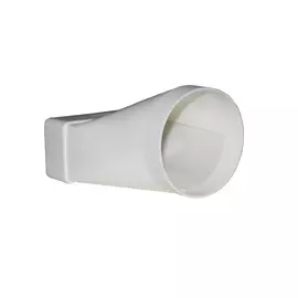 соединитель эксцентр ЭРА 60х120/d100мм пласт белый