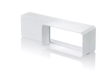 соединитель эксцентр ВЕНТС 110х55/204х60мм пластик белый