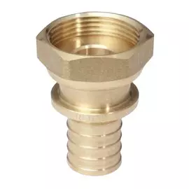 соединитель аксиальный REHAU с накидной гайкой 20х1/2" ВН RX для труб из сшитого полиэтилена