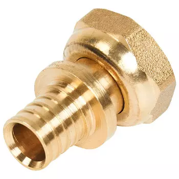 соединитель аксиальный РОСТЕРМ 16x1/2" ВР с накидной гайкой латунь