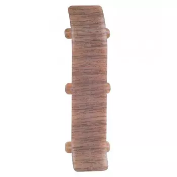 соединитель для плинтуса ИДЕАЛ Классик 55 Орех ПВХ