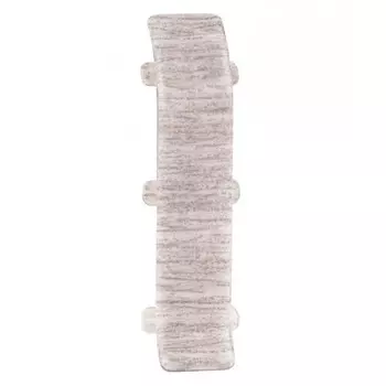 соединитель для плинтуса ИДЕАЛ Классик 55 Орех серый ПВХ