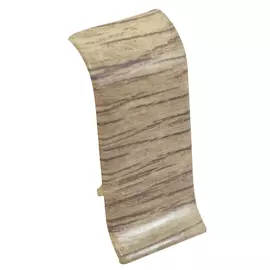 соединитель для плинтуса ПВХ RICO Leo 56мм Дуб орадеа 2шт.