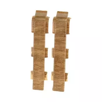 соединитель для плинтуса ПВХ SALAG Lima 72мм Карло 2шт.