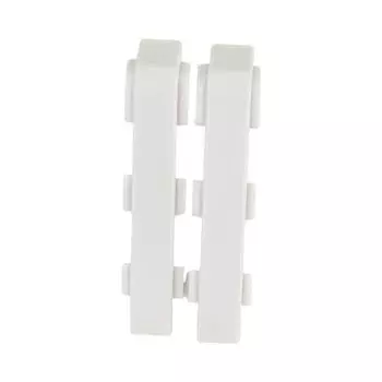 соединитель для плинтуса ПВХ SALAG Lima 72мм Серый 2шт.