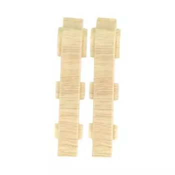 соединитель для плинтуса ПВХ SALAG Lima 72мм Отто 2шт.