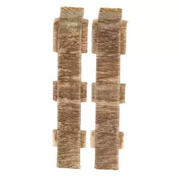 соединитель для плинтуса ПВХ SALAG Lima 72мм Тёмная роза 2шт.