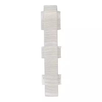 соединитель для плинтуса ПВХ SALAG Lima 72мм Дуб Зима 2шт.