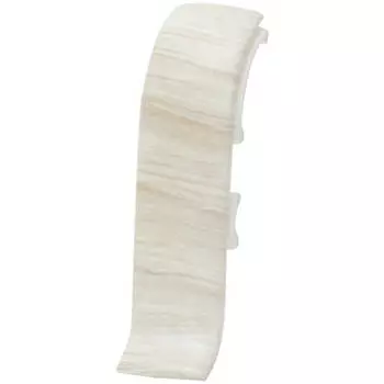 соединитель для плинтуса ПВХ SALAG NGF 56мм Клён патина 2шт.