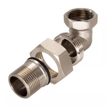 соединитель с американкой CTM 3/4" ВР/НР угловой