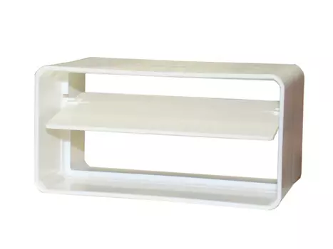 соединитель с клапаном ЭРА 60х120мм пласт белый