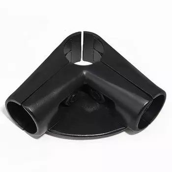 соединитель угловой на площадке JF-71 черный