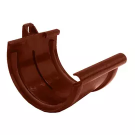 соединитель желоба ПВХ Murol D130мм с уплотнителем коричневый