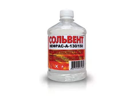 сольвент ВЕРШИНА нефрас-А-130/150 0,5л, арт.сольвент,0,5л