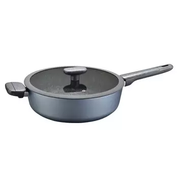 сотейник ATMOSPHERE Breeze 26см антипр.покр. кован.алюм. стеклянная крышка индукция