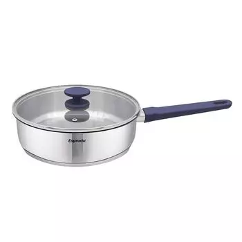 сотейник ESPRADO Lila 24см 2,6л с крышкой нерж.сталь индукция