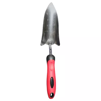 совок посадочный MAXITERRA 33х8см нерж.сталь прорезиненная ручка