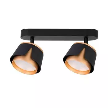 спот ARTE LAMP Amaks GX53 2х12Вт алюминий черный