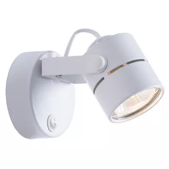 спот ARTE LAMP Mizar GU10 1х50Вт металл белый