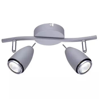спот ARTE LAMP Regista 2x50Вт GU10 металл серый