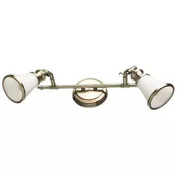 спот ARTE LAMP Vento 2x40Вт E14 металл гальванизированный античная бронза