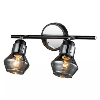 спот ESCADA Carlo E14 2х40Вт черный хром