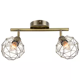 спот ESCADA Flex 2х40Вт E14 металл античная бронза