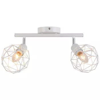 спот ESCADA Flex 2х40Вт E14 металл белый