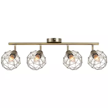 спот ESCADA Flex 4х40Вт E14 металл античная бронза