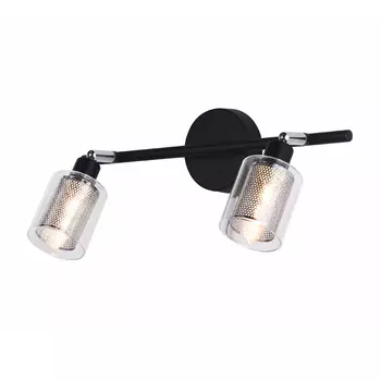 спот ESCADA Roko G9 2х40Вт черный хром