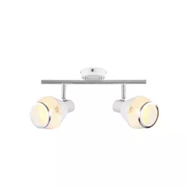 спот ESCADA Uno E14 2х20Вт белый хром