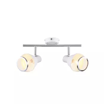 спот ESCADA Uno E14 2х20Вт белый хром