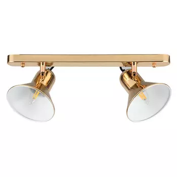 спот HIPER Angelo 2х60Вт E27 золотой